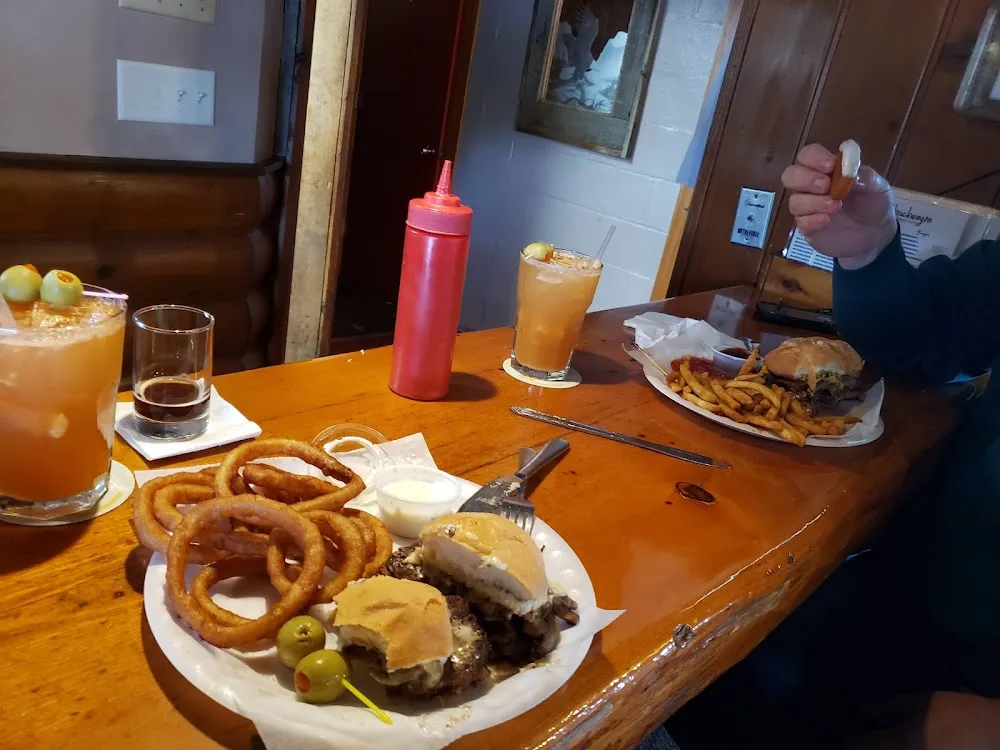 Mushroom Swiss Burger & Trailblazer Burger